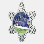 Campbell Clans Inveraray Castle Schottland Schneeflocken Zinn-Ornament (Rechts)