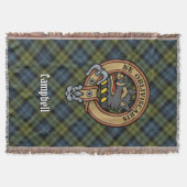 Campbell Crest over Tartan Decke (Vorderseite)