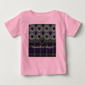 Campbell des Argyll-Clans Kariert schottischer Tar Baby T-shirt (Vorderseite)