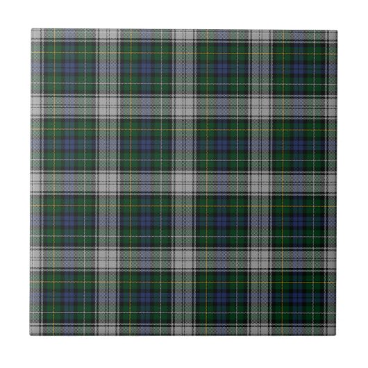 Campbell Dress Clan Jagd Tartan Kariertes Muster Fliese (Vorderseite)