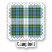 Campbell Dress Tartan Aufkleber (Vorderseite)