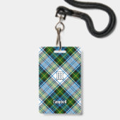 Campbell Dress Tartan Ausweis (Vorderseite mit Lanyard)