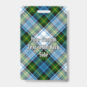 Campbell Dress Tartan Ausweis (Rückseite)