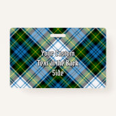 Campbell Dress Tartan Ausweis (Rückseite)