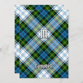 Campbell Dress Tartan Einladung (Vorne/Hinten)