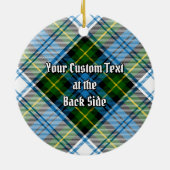 Campbell Dress Tartan Keramik Ornament (Hinten)