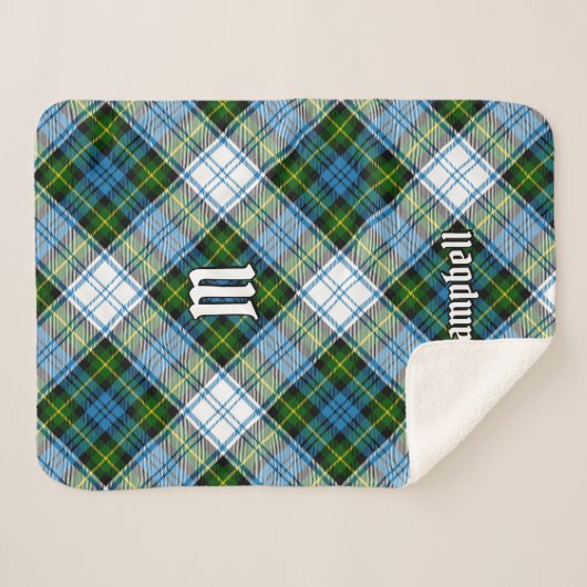 Campbell Dress Tartan Sherpadecke (Vorderseite (Horizontal))