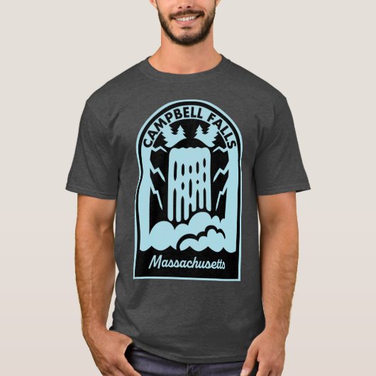 Campbell Falls Massachusetts Oversized T-Shirt (Vorderseite)