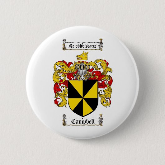 CAMPBELL-FAMILIENWAPPEN - CAMPBELL-WAPPEN BUTTON (Vorderseite)