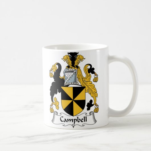 Campbell-Familienwappen Kaffeetasse (Rechts)