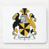 Campbell-Familienwappen Mousepad (Vorne)
