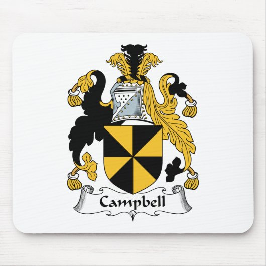 Campbell-Familienwappen Mousepad (Vorne)