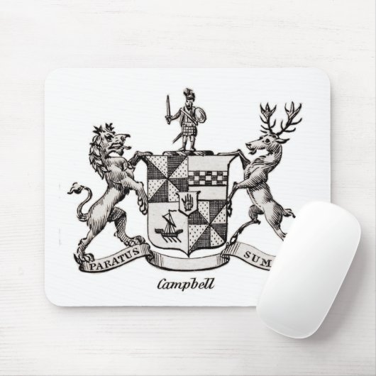 CAMPBELL-FAMILIENWAPPEN MOUSEPAD (Mit Mouse)
