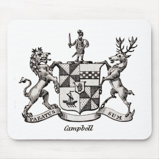 CAMPBELL-FAMILIENWAPPEN MOUSEPAD (Vorne)