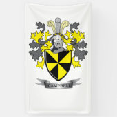 Campbell-Familienwappen-Wappen Banner (Vertikal)