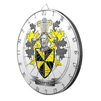 Campbell-Familienwappen-Wappen Dartscheibe