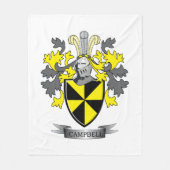 Campbell-Familienwappen-Wappen Fleecedecke (Vorderseite)