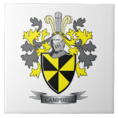 Campbell-Familienwappen-Wappen Fliese (Vorderseite)