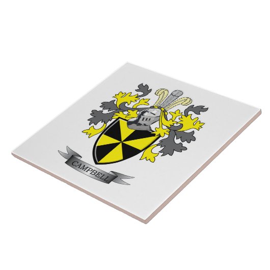 Campbell-Familienwappen-Wappen Fliese (Seite)
