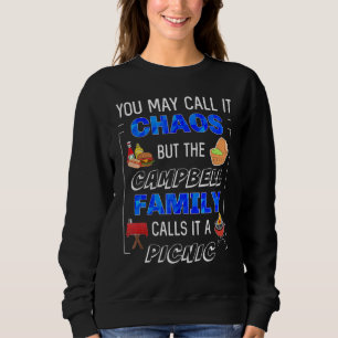 Campbell Family Picnic Cookout Ansammlung passt zu Sweatshirt