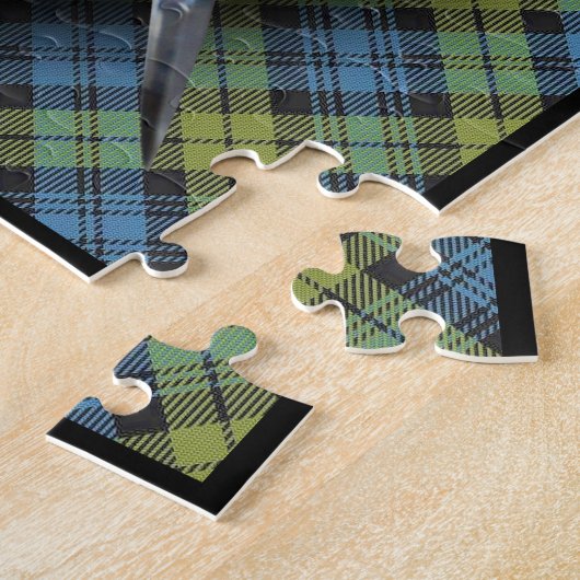 Campbell Family Scottish Tartan Swords and Shield Puzzle (Seite)