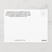 Campbell-Fluss-Angelausflug auf Vancouver-Insel Postkarte (Rückseite)