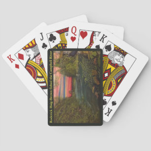 Campbell-Fluss-Fischen-Spielkarten Spielkarten