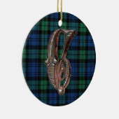 Campbell Kariert Monogram Ornament (Rechts)