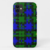 Campbell Kariert Tartan Vector iPhone Case (Rückseite)