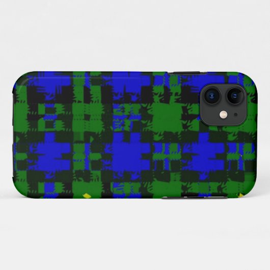 Campbell Kariert Tartan Vector iPhone Case (Rückseite (Horizontal))