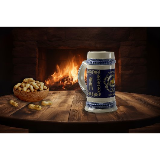 Campbell Klan Burg Personalisiertes Bier Bierglas