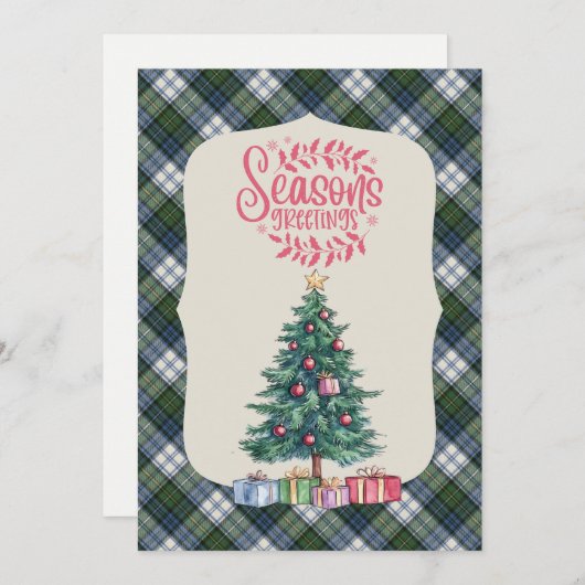 Campbell Kleid Alt-Schottischer Tartan Weihnachten (Vorne/Hinten)