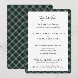 Campbell Kleid Tartan Kariert Klein Einladung