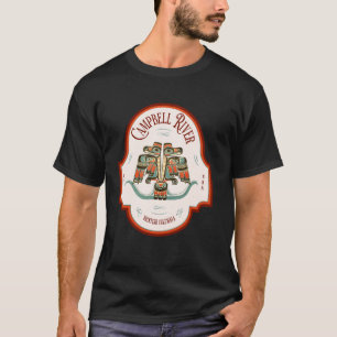 Campbell River BC Thunderbird Kunst Pazifischer No T-Shirt