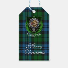 Campbell schottischer Clan Tartan und Wappen Geschenkanhänger