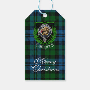Campbell schottischer Clan Tartan und Wappen Geschenkanhänger