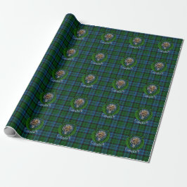 Campbell-Schottischer-Clan-Tartan & -Wappen Geschenkpapier