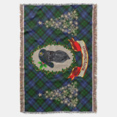 Campbell Scottie Dog Christmas Decke (Vorderseite Vertikal)