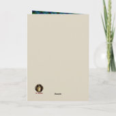 Campbell Scottie Dog & Tartan Personalisierte Kart Karte (Rückseite)