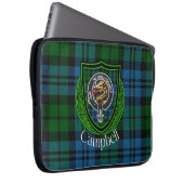 Campbell Scottish Clan Tartan and Crest  Laptopschutzhülle (Vorne Rechts)