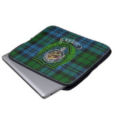Campbell Scottish Clan Tartan and Crest  Laptopschutzhülle (Vorne Knopf)