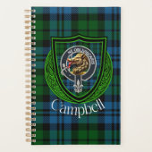 Campbell Scottish Clan Tartan & Crest Planer (Vorderseite)