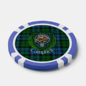 Campbell Scottish Clan Tartan & Crest Pokerchips (Einzeln)