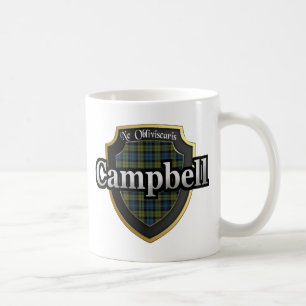 Campbell Scottish Dynsty Tartan Tasse Cups