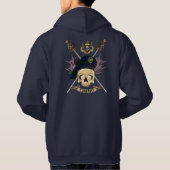 Campbell Skull & Crossed Schwerter Hoodie (Rückseite)