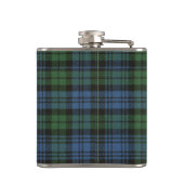 Campbell Tartan & Abzeichen Flachmann (Rückseite)