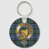 Campbell Tartan & Abzeichen Schlüsselanhänger (Vorderseite)