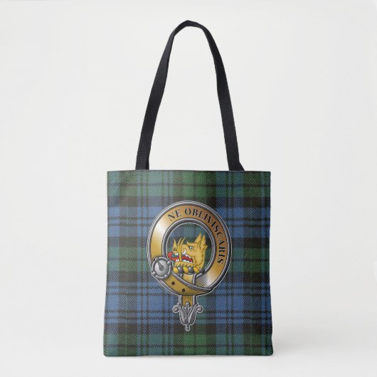Campbell Tartan & Abzeichen Tasche (Vorderseite)