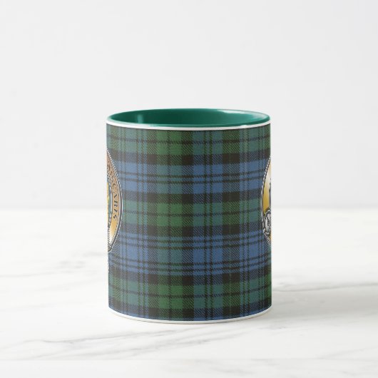 Campbell Tartan & Abzeichen Tasse (Zentrum)