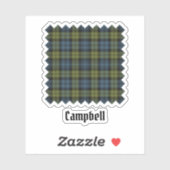 Campbell Tartan Aufkleber (Blatt)